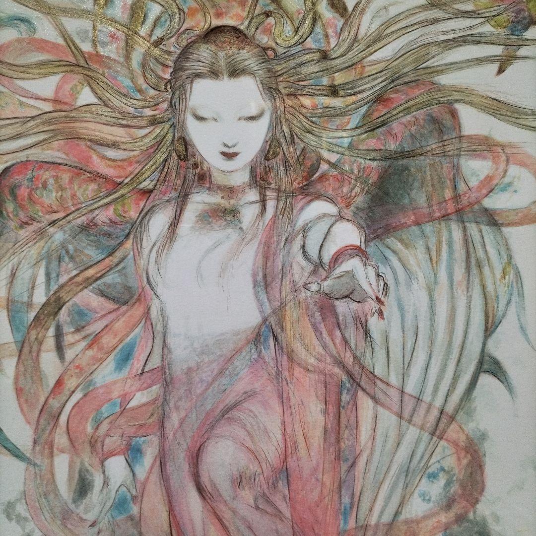 【美品】天野喜孝　リトグラフ　複製原画　ジクレ　ファイナルファンタジー11