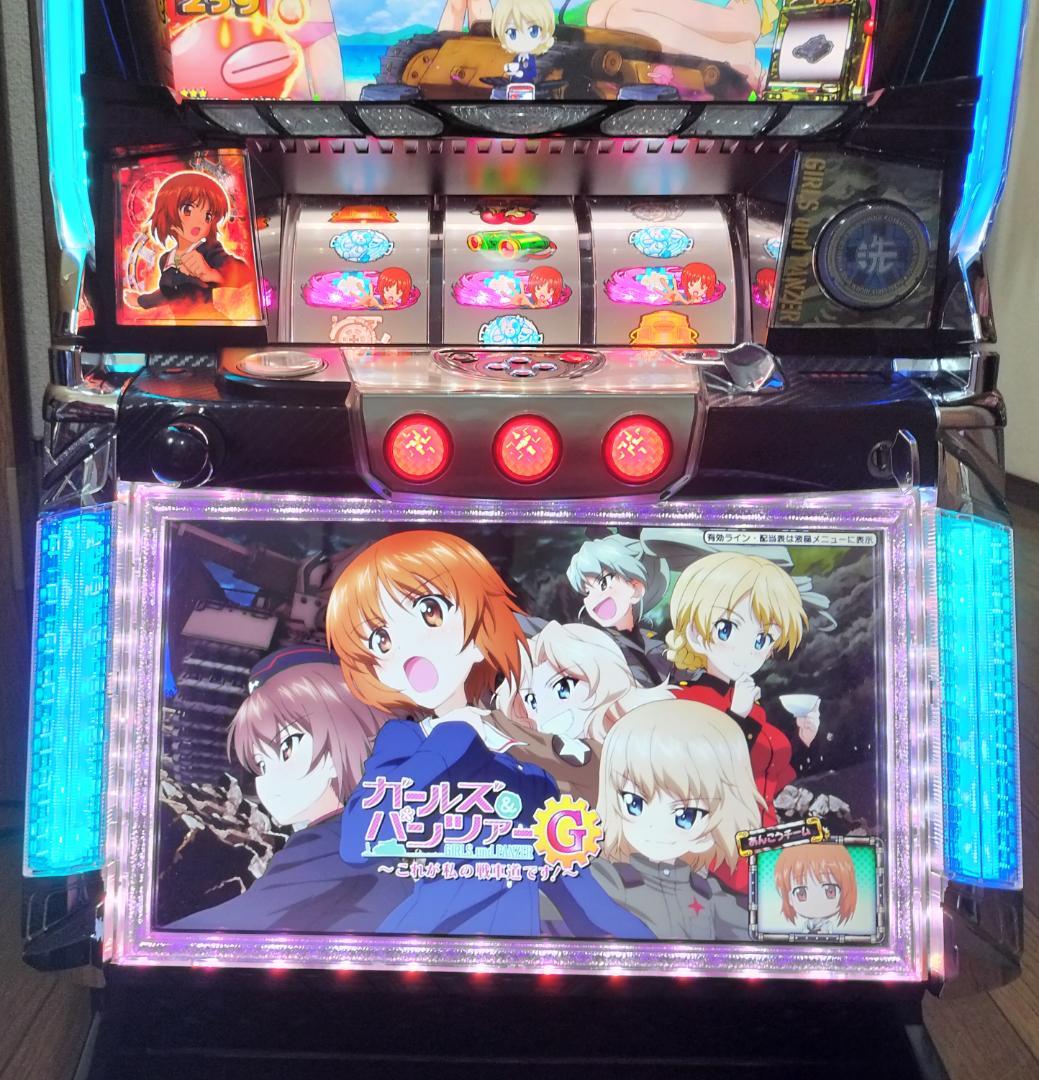 【パチスロ実機】 オリンピア★ガールズ＆パンツァーG【不要機付】
