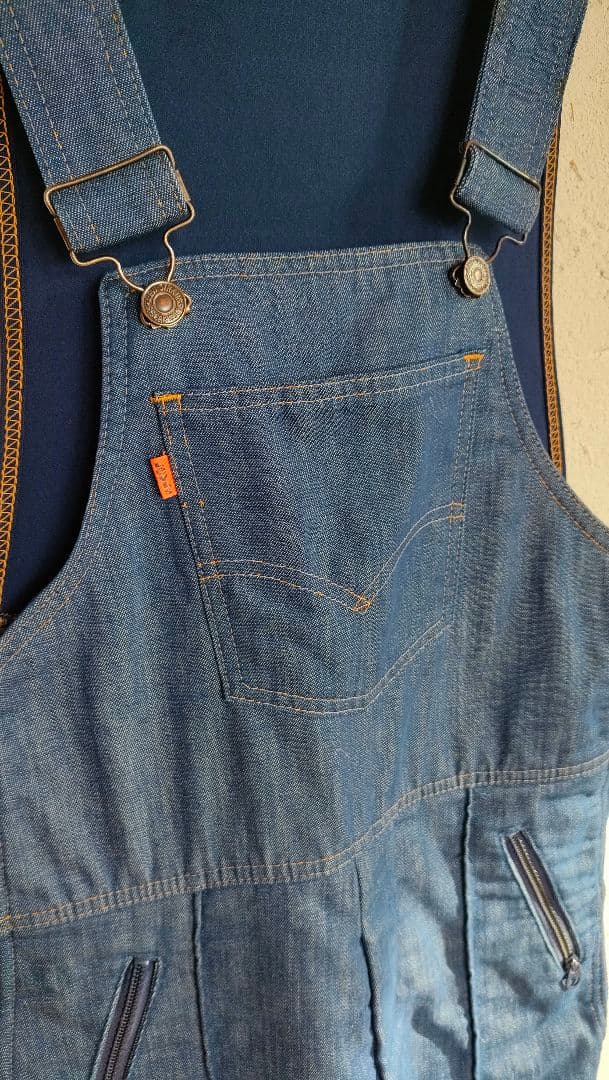 SKI LEVI'S デニム オーバーオール/パウダースキーにも/春スキーにも