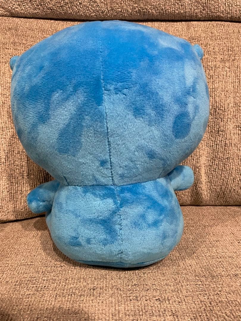 めめ　青いぬいぐるみ