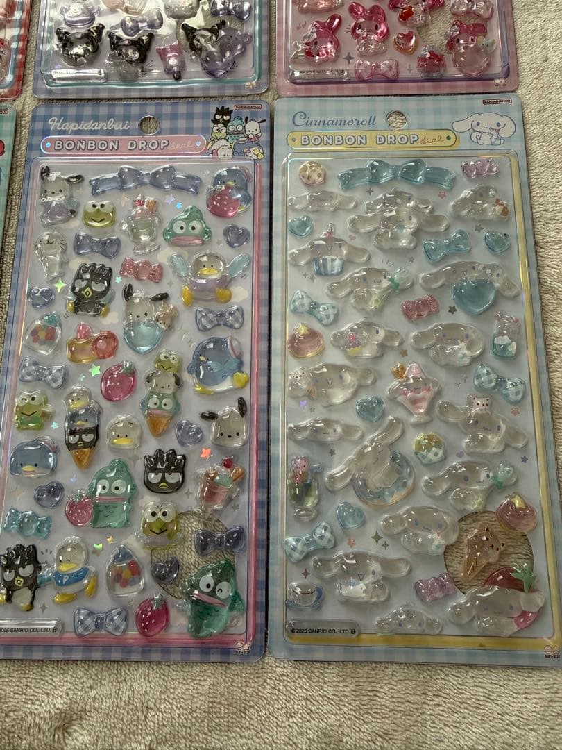 【正規品】 サンリオ ボンボンドロップシール第2弾 8枚コンプリートセット