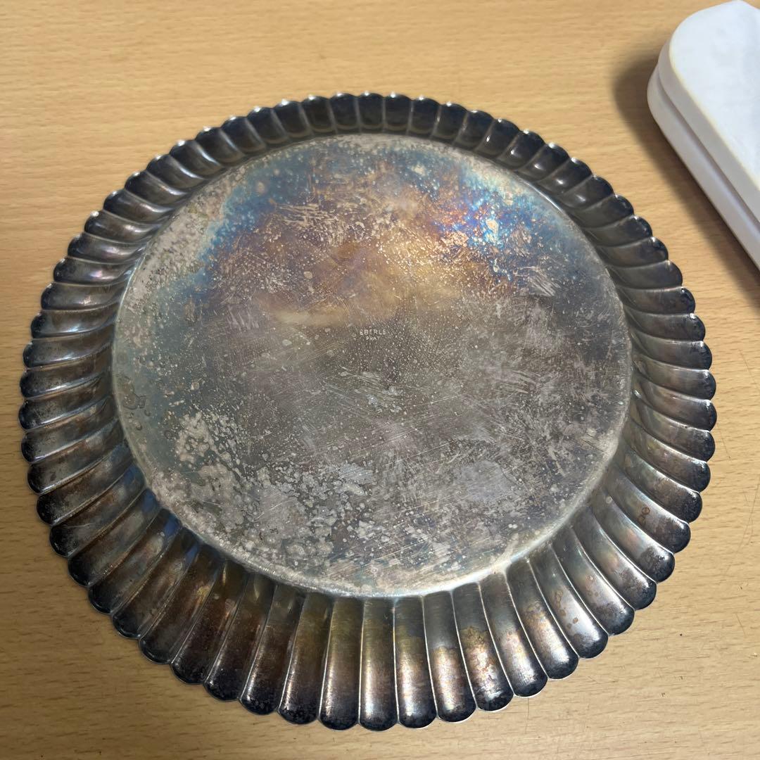 銀製品　お皿