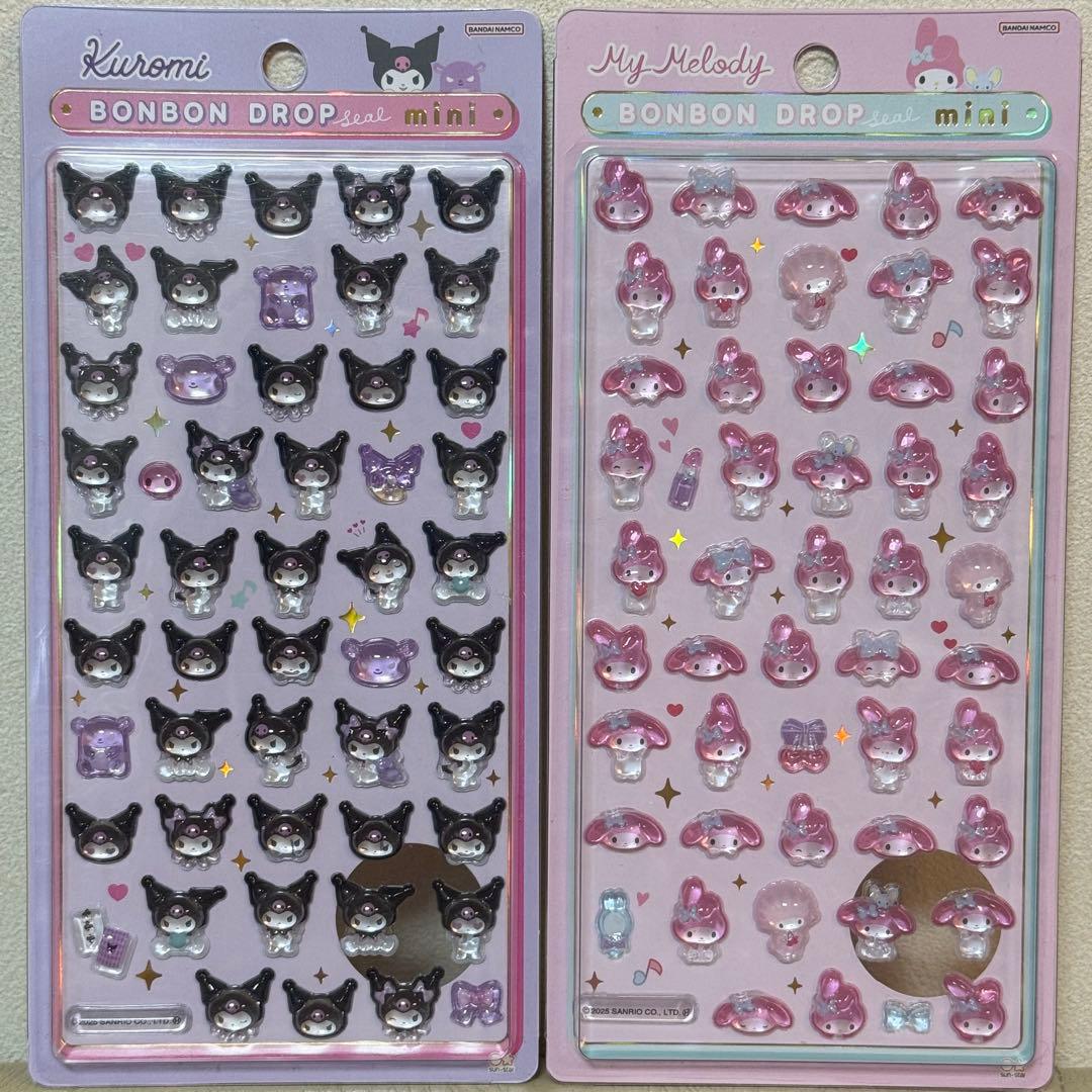 【正規品】ボンボンドロップシール❋サンリオ ミニ&たまごっち❋コンプリートセット