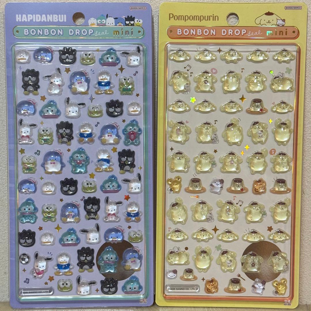 【正規品】ボンボンドロップシール❋サンリオ ミニ&たまごっち❋コンプリートセット