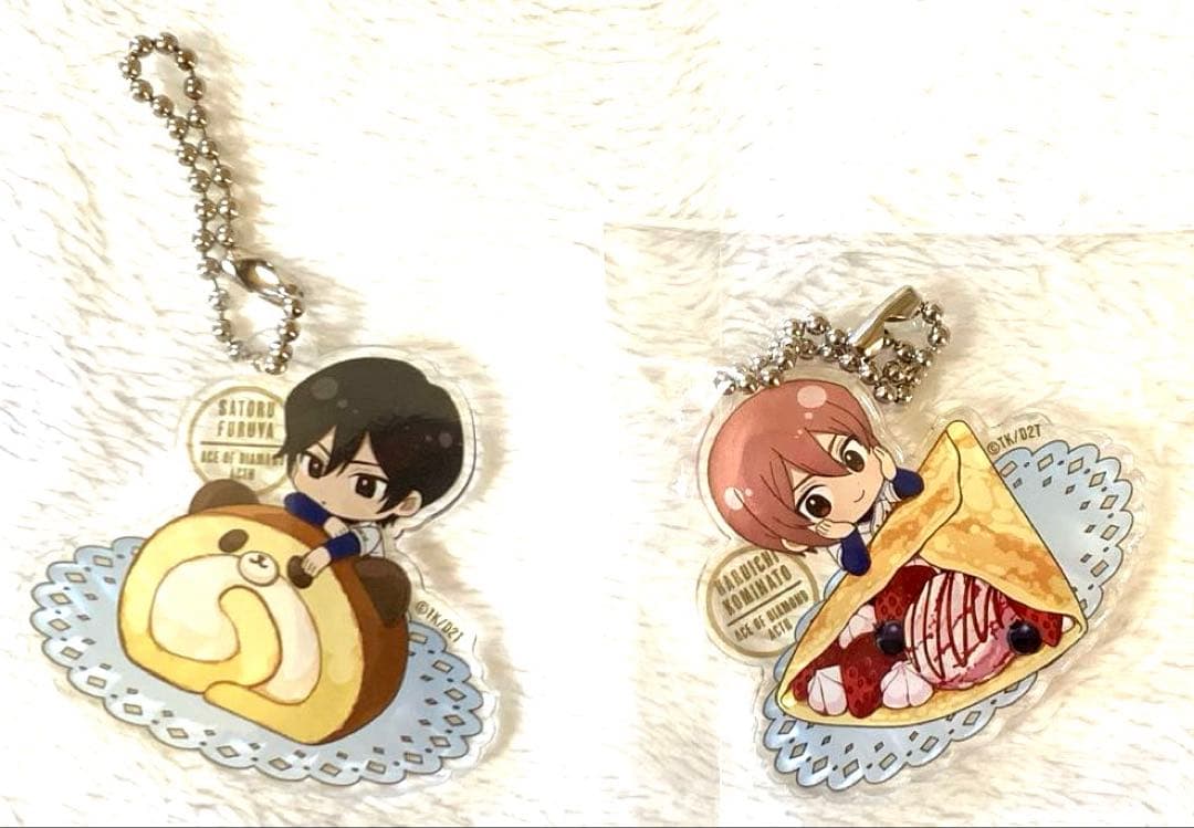 【未使用】ダイヤのA アニメガ　ランダム　アクキー　5種　フルコンプ
