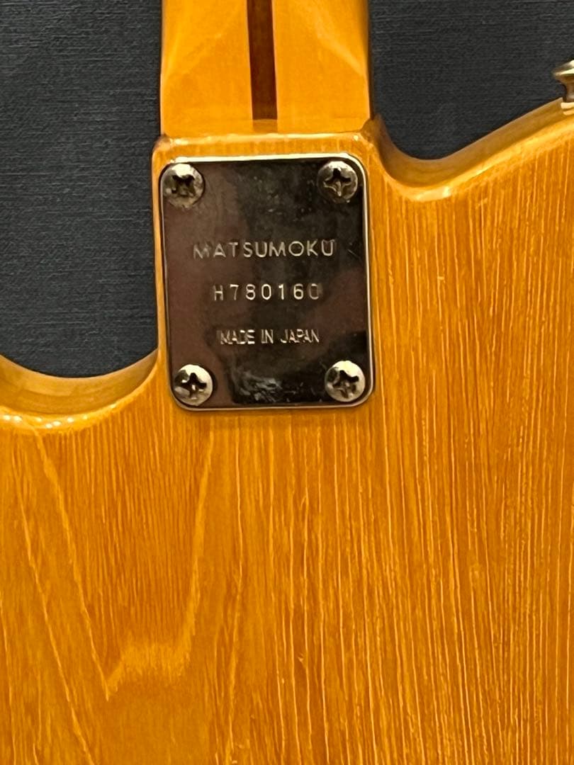 Aria ProⅡ Telecaster Thinline 1978年製