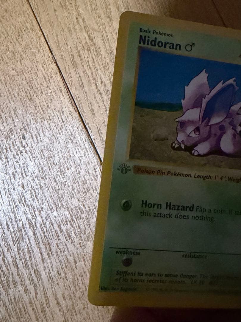 初版　　ポケモンカード Nidoran♂