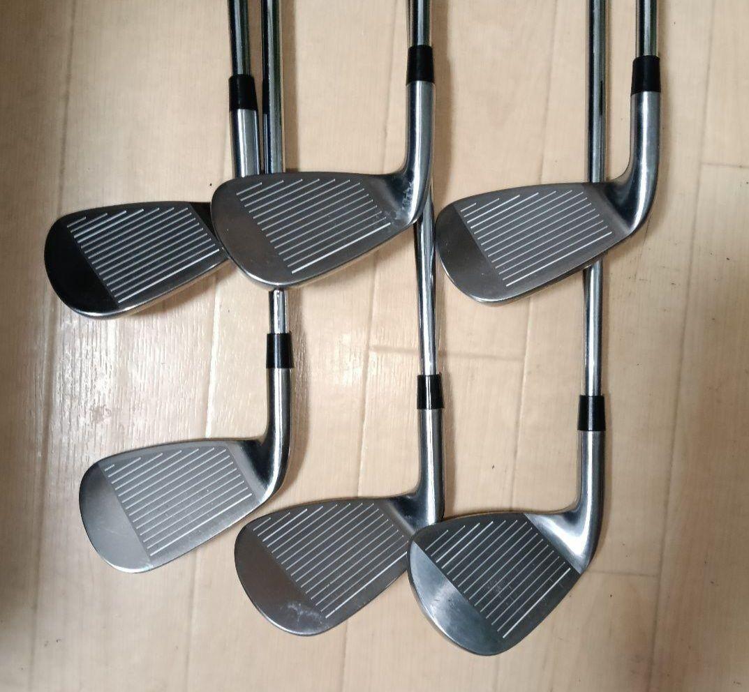 ■PRGR RS、チタンフェイス、アイアン【５〜P】6本セット、Мー４３、Ｓ