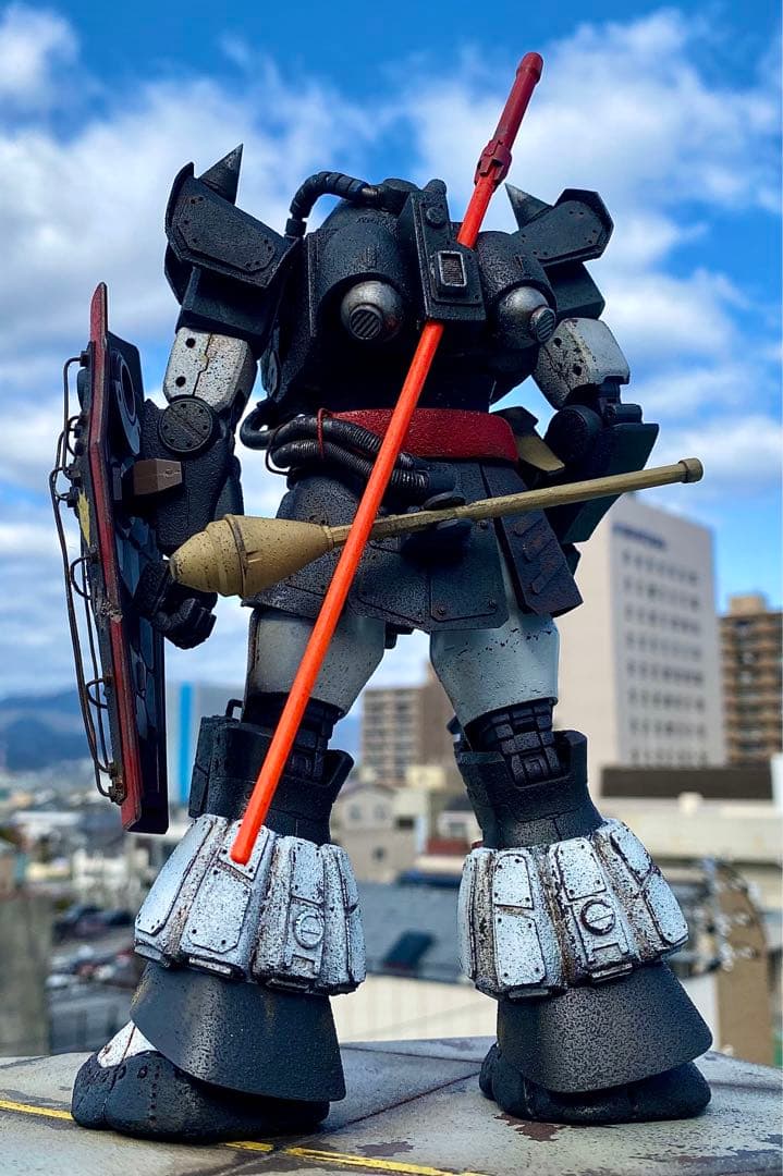 mg 1/100 MS-07C-5 グフ試作実験機　ガンプラ　完成品