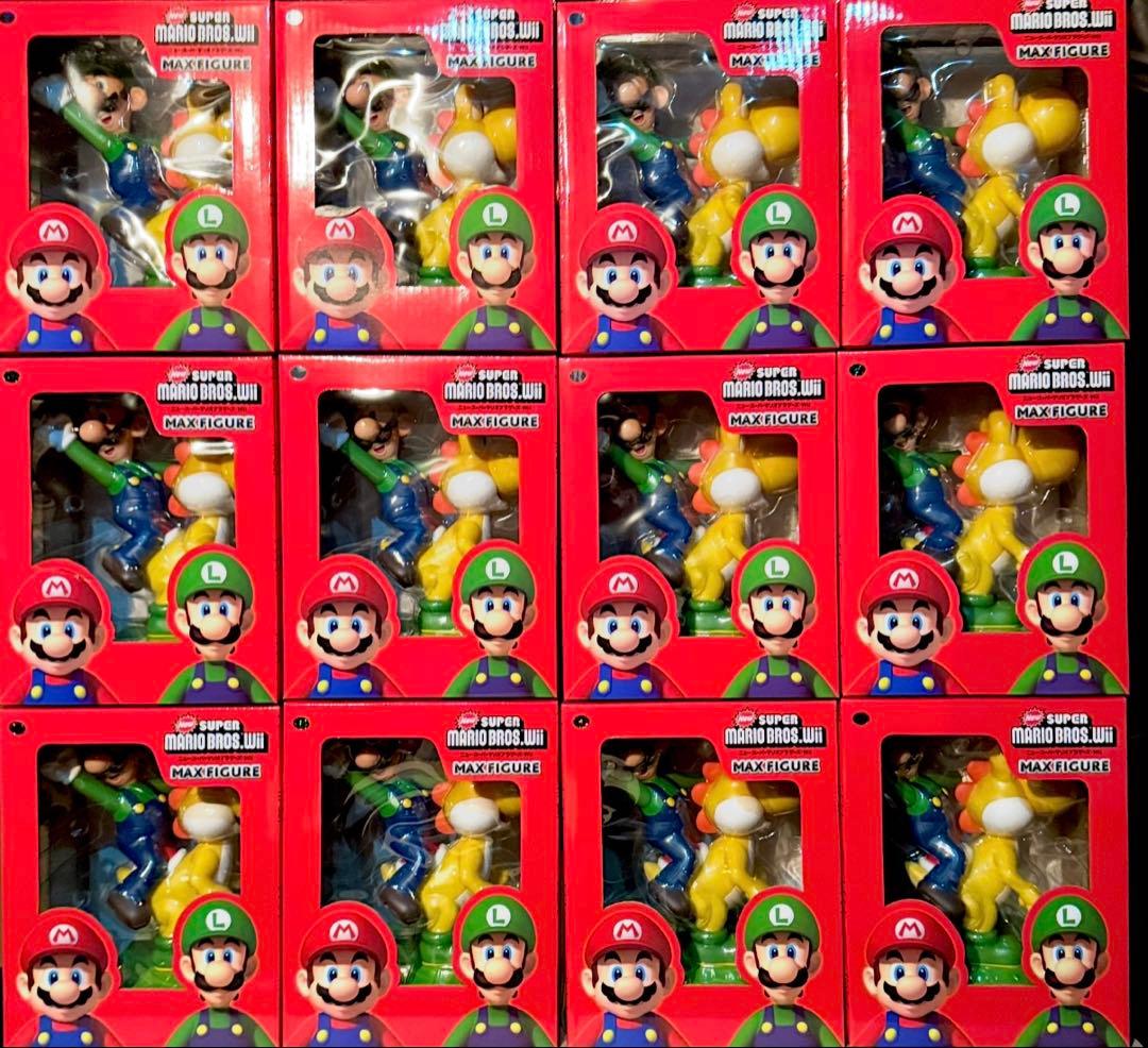 【新品・未開封】24体スーパーマリオブラザーズWiiフィギュア マリオ&ルイージ