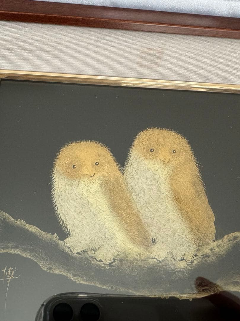 輪島漆　梟