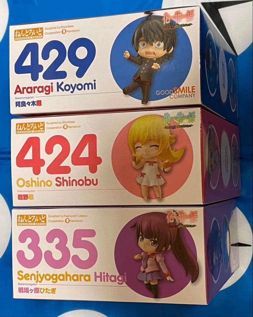 【ねんどろいど】阿良々木暦、戦場ヶ原ひたぎ（化物語）、忍野忍（偽物語）