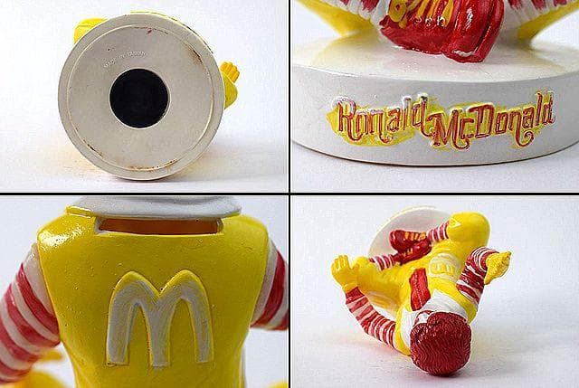 70’s McDonald マクドナルド ドナルド ビンテージ 貯金箱 台湾製