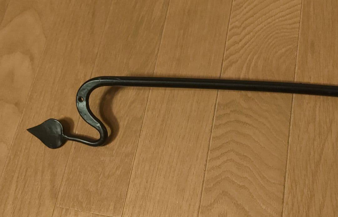アンティーク アイアン タオルハンガー 幅約79×高さ約5cm ロング
