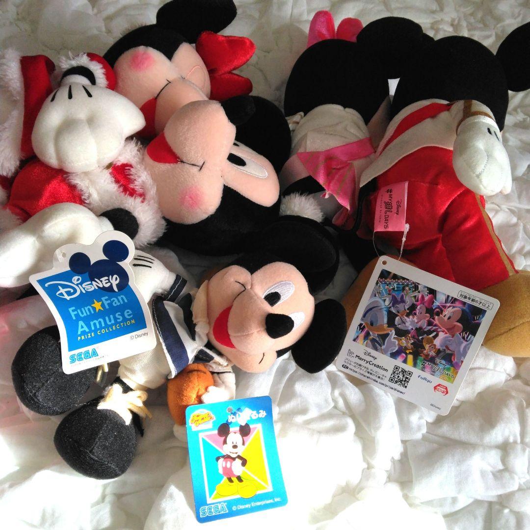 レトロ　32点　まとめ売り　ディズニー　ミッキー　ミニー　ぬいぐるみ　セット