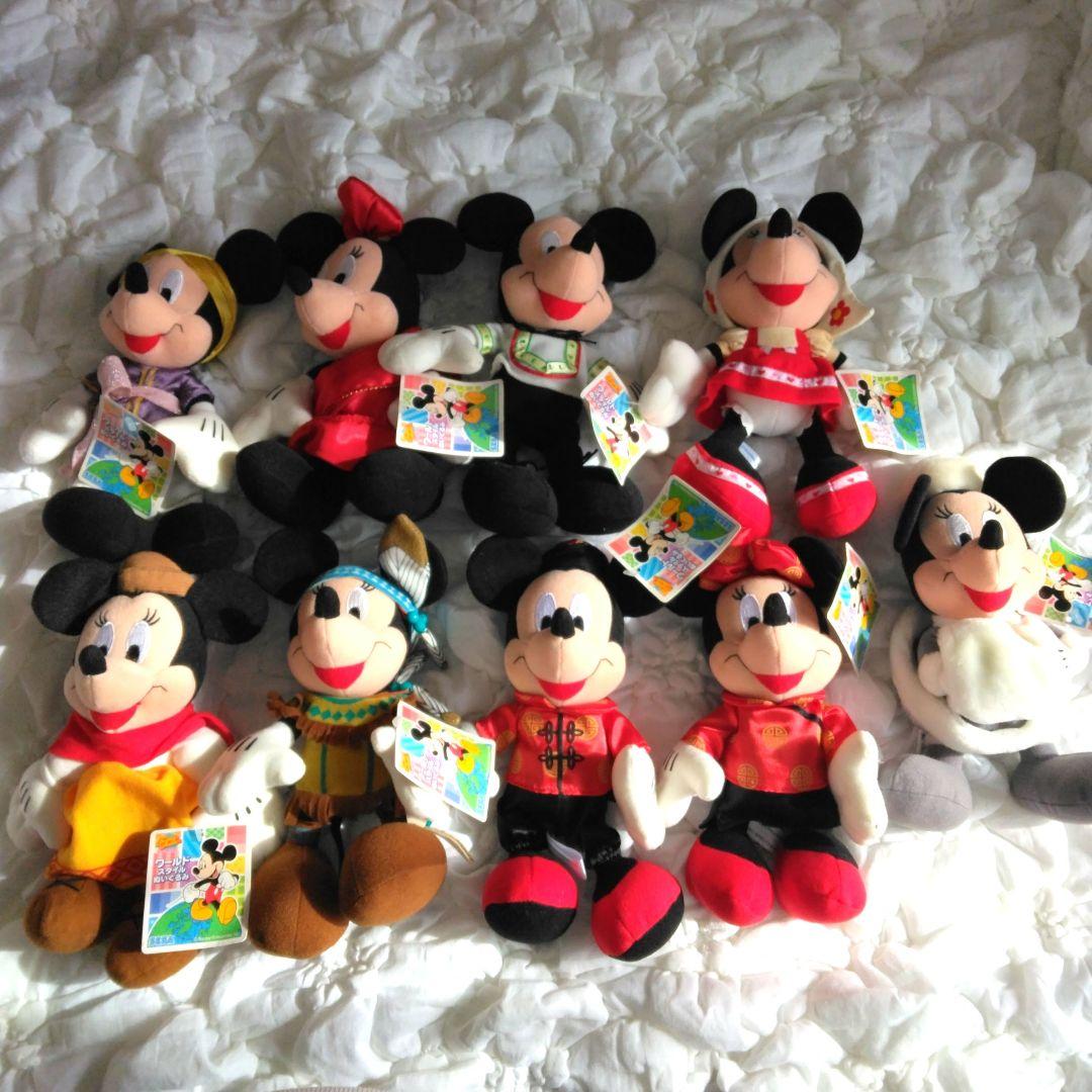 レトロ　32点　まとめ売り　ディズニー　ミッキー　ミニー　ぬいぐるみ　セット