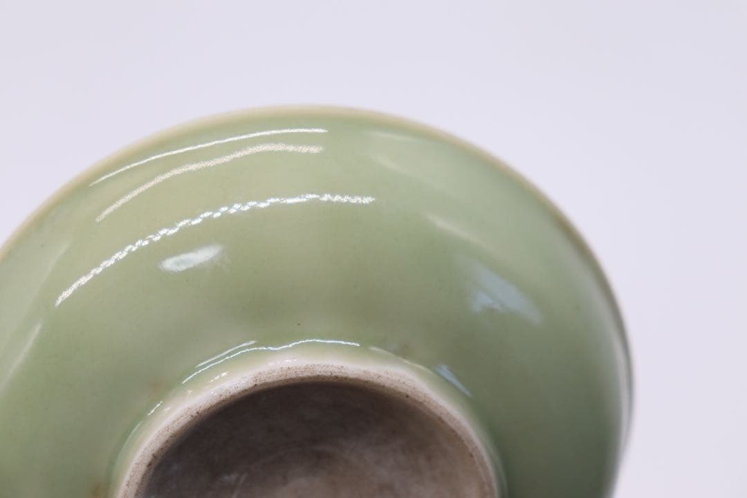 中国　青磁小皿　古陶磁器　送料込み0108