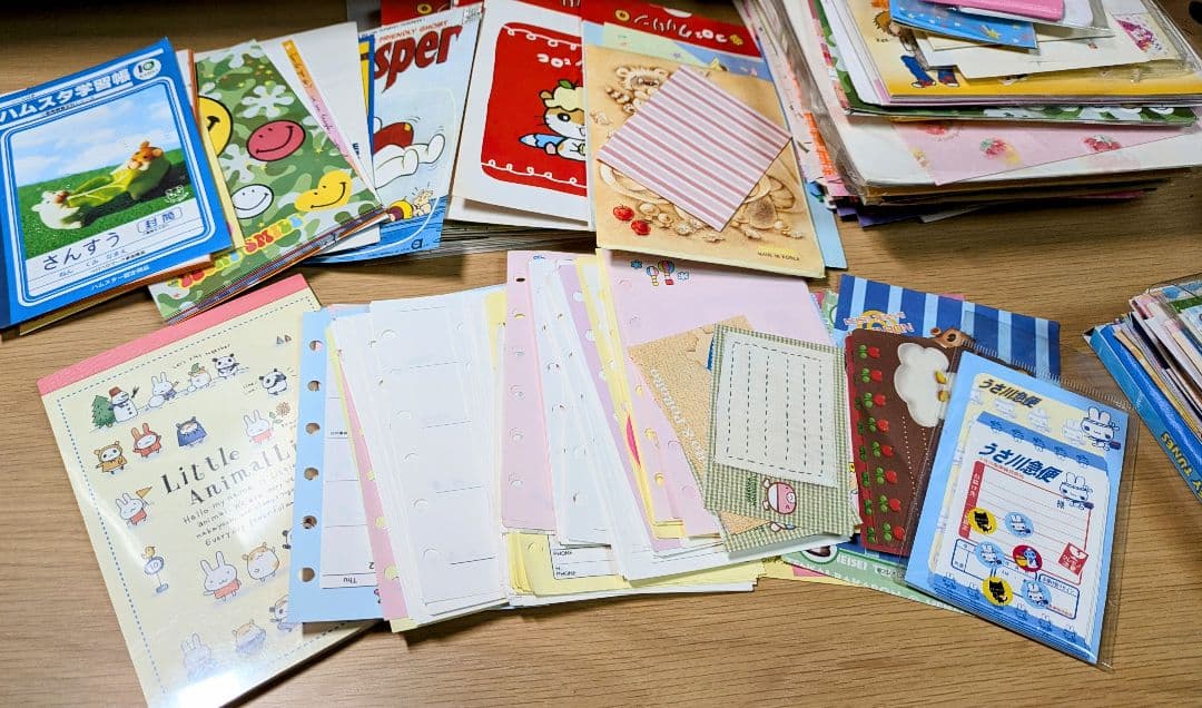 平成レトロ メモ帳 バラメモ 大量 便箋 まとめ売り 平成女児