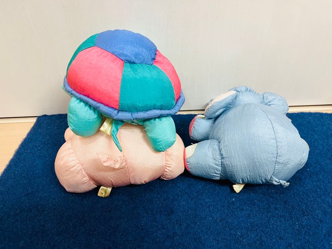 セキグチ　フラッフィーバルーン　カメ　ゾウ　ブタ　ぬいぐるみ　レトロ