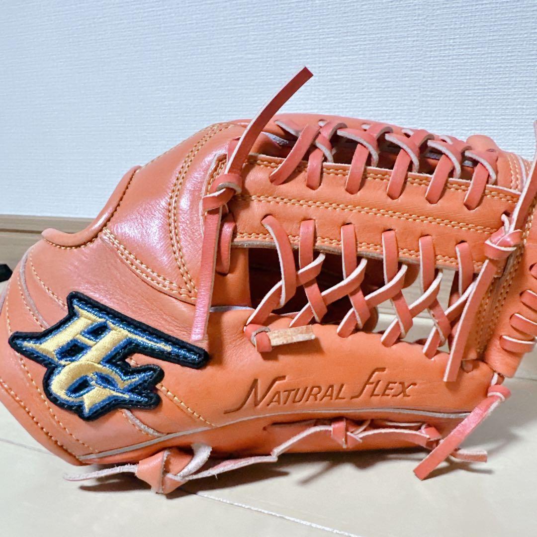 未使用級 HI-GOLD 少年軟式 グローブ オールラウンド 右投 ハイゴールド