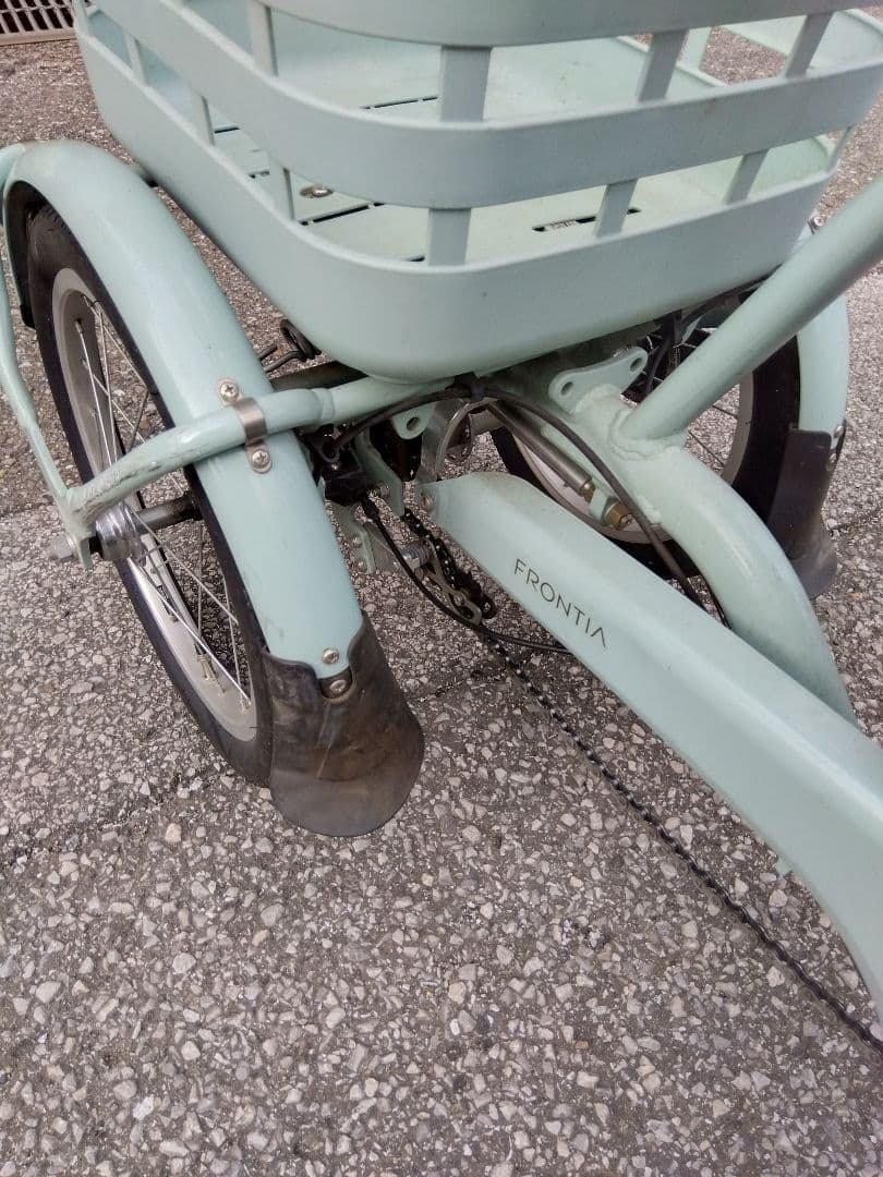 みよさん専用電動アシスト三輪車 ミントグリーン