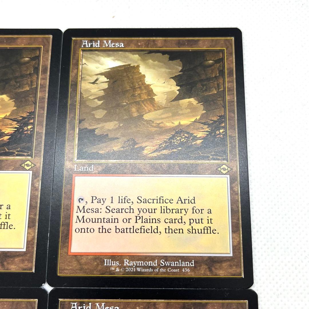 乾燥台地　旧枠　英語　4枚セット　MTG