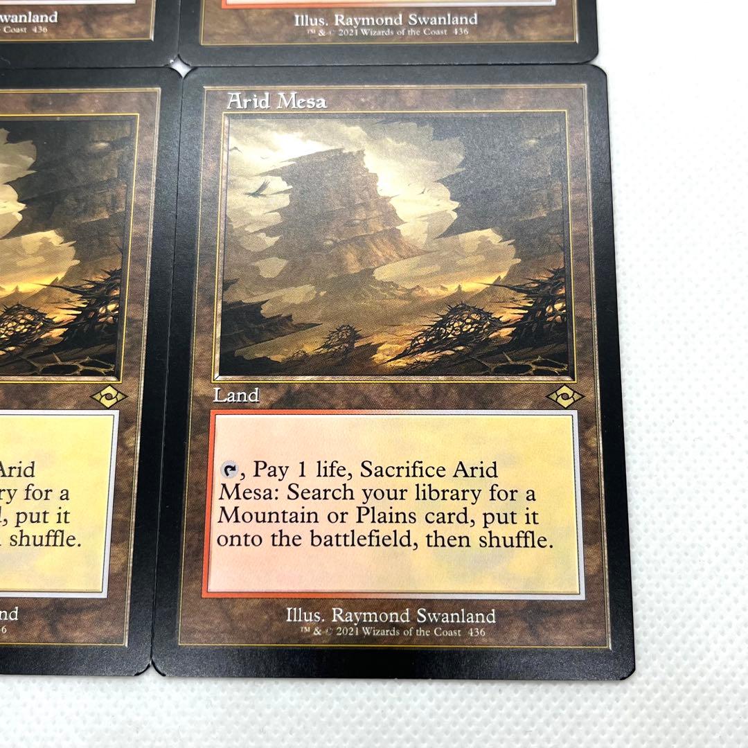 乾燥台地　旧枠　英語　4枚セット　MTG