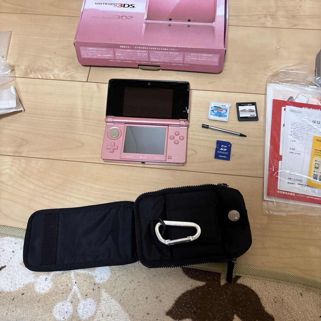 美品ニンテンドー3DS ミスティピンク　おまけ付き