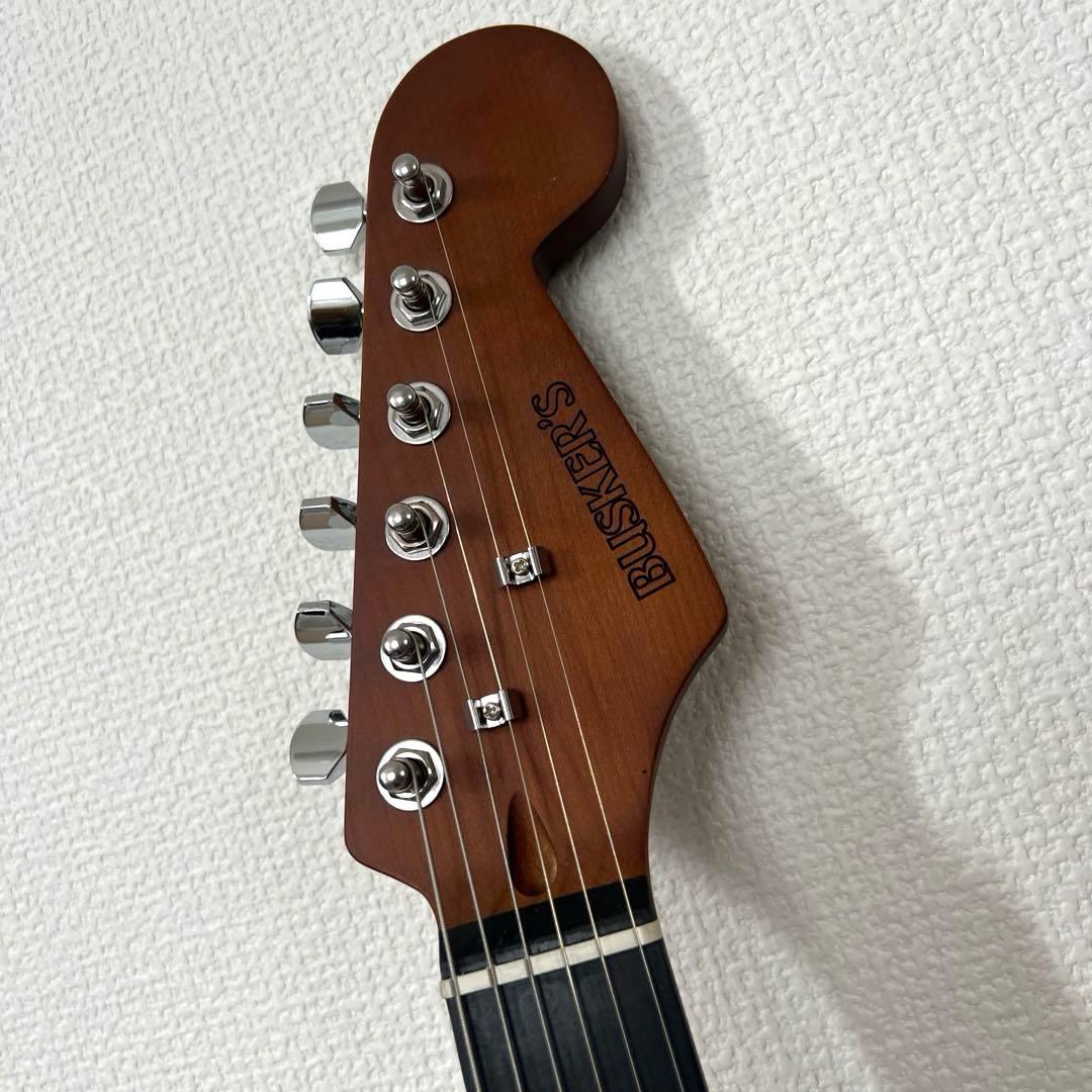 【極美品】BUSKER’S BST-Standard 白 エレキギター ケース付