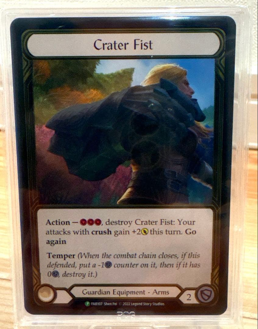 A*4様 FAB 陥没の拳/Crater Fist goldfoil PCG9.