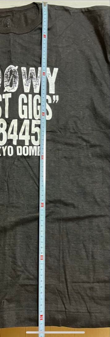 boowy Tシャツ　BOOWY LAST GIGS 88445 東京ドーム