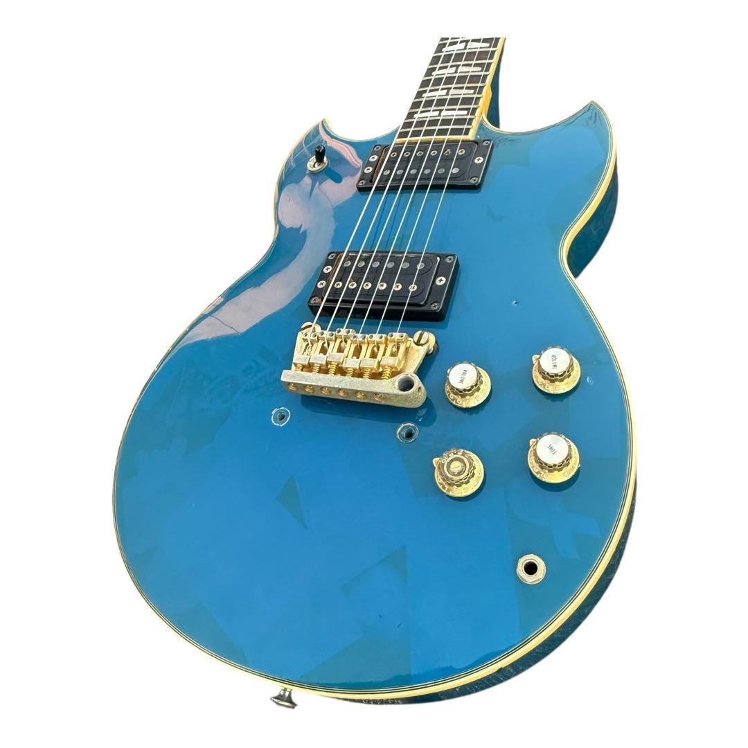 YAMAHA SG1000 エレキギター ブルー × ゴールドパーツ
