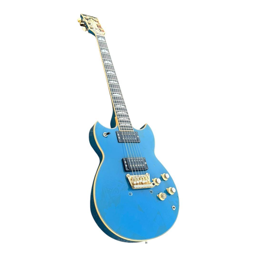 YAMAHA SG1000 エレキギター ブルー × ゴールドパーツ