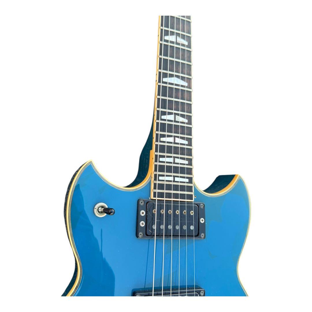 YAMAHA SG1000 エレキギター ブルー × ゴールドパーツ