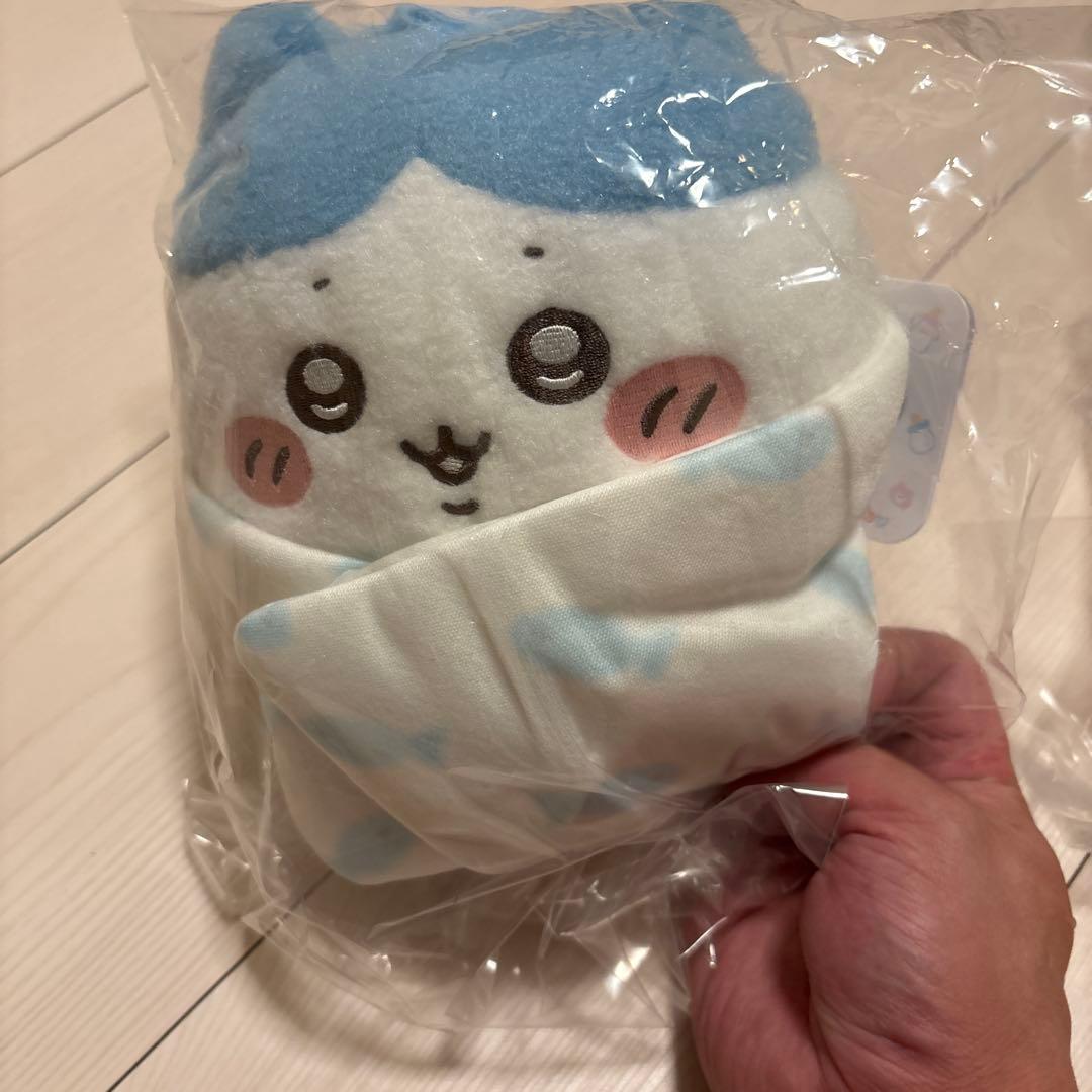 新品未使用　ちいかわベビー　おくるみぬいぐるみ ハチワレ　ちいかわ　うさぎ　3点