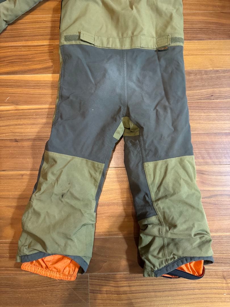 BURTON フルボディスーツ XS オリーブグリーン　キッズ　スノボー