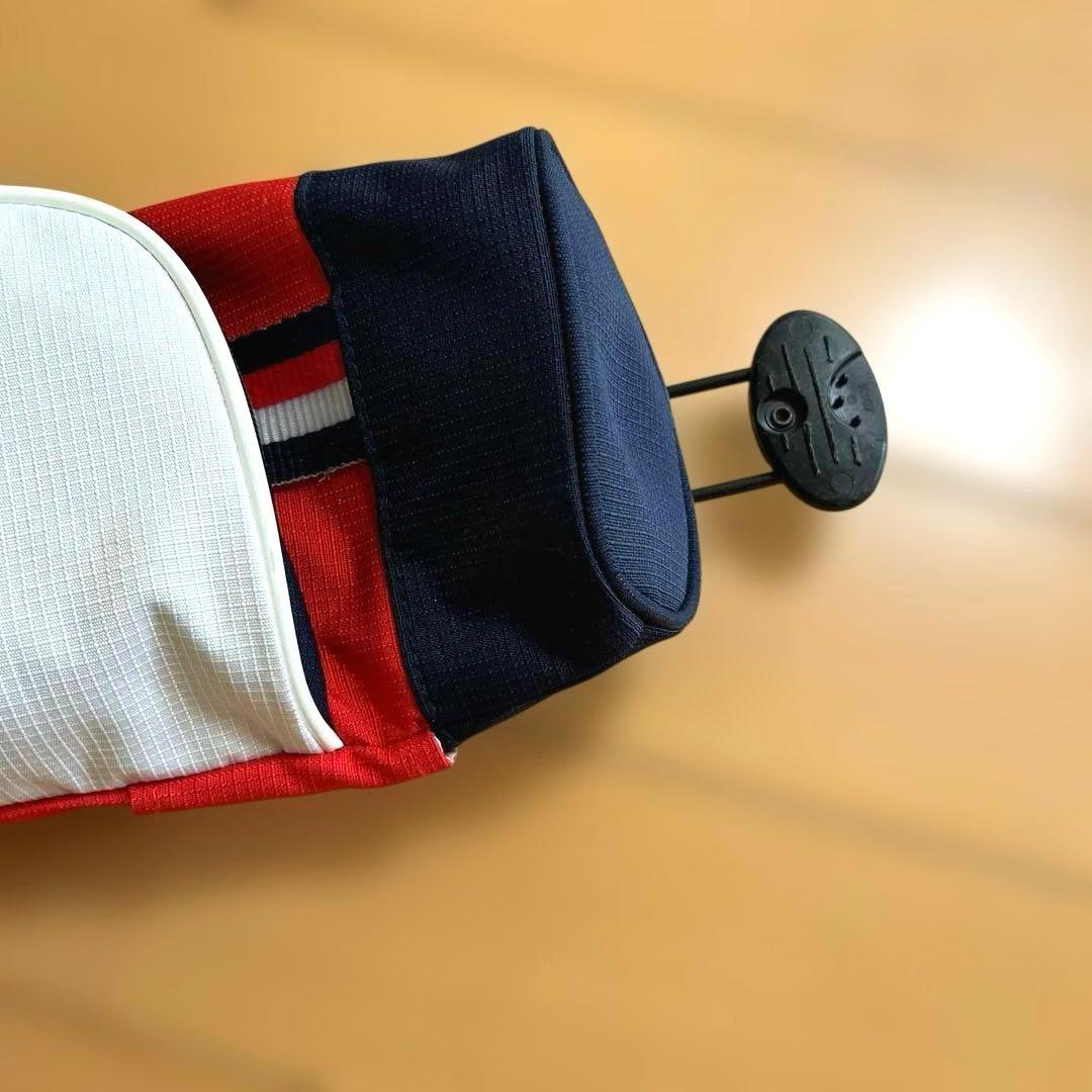 【極美品】トミーヒルフィガー　セルフスタンド　クラブケース　赤　ネイビー　バッグ