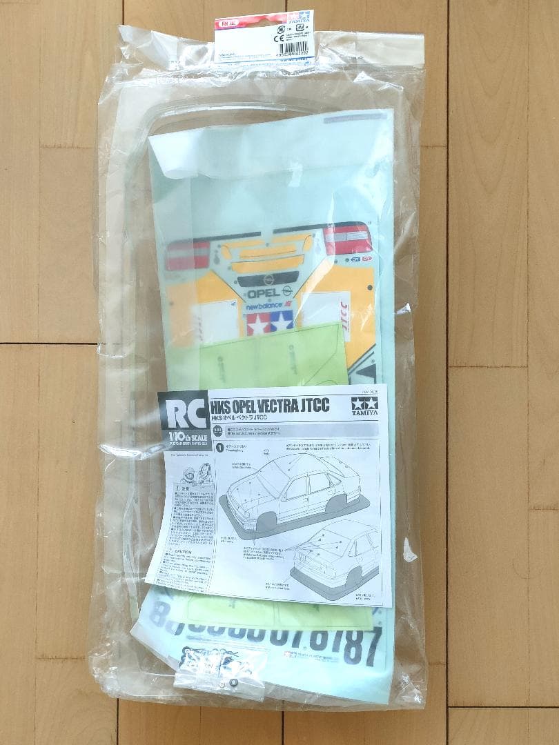 タミヤ　ＲＣ限定　ＨＫＳオペルベクトラ　ＪＴＣＣ　スペアボディセット　84229