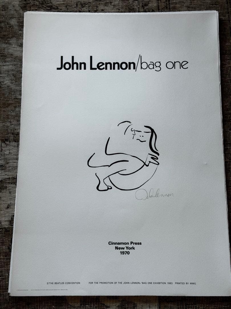 ジョン・レノン 「BAG ONE」 1983 EXHIBITION TOKYO