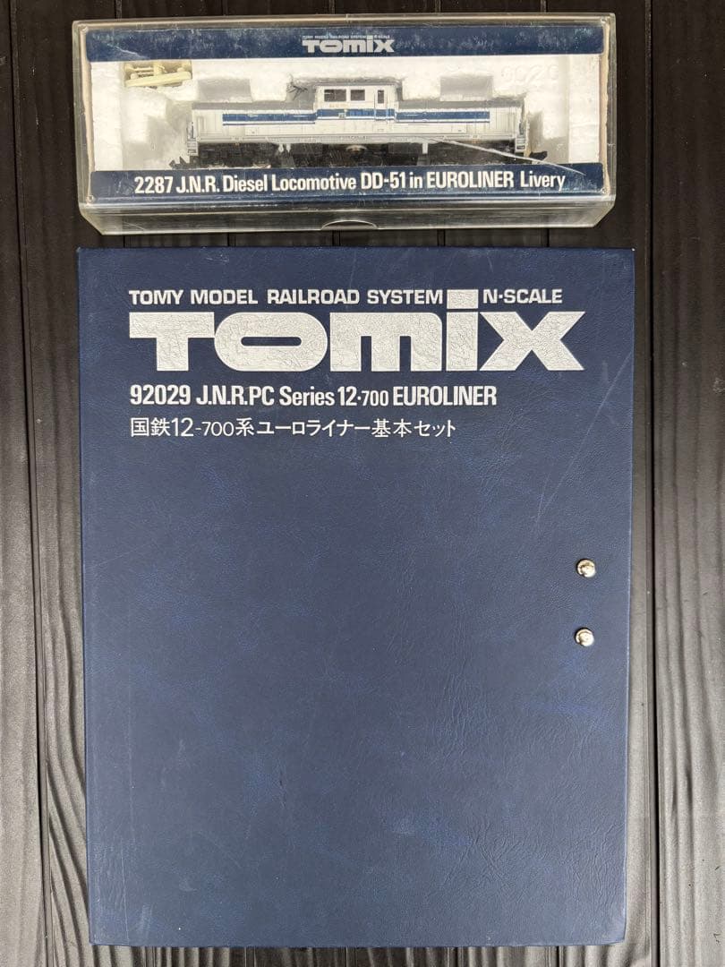 Nゲージ TOMIX ユーロライナー動力車（DD-51)と客車セット