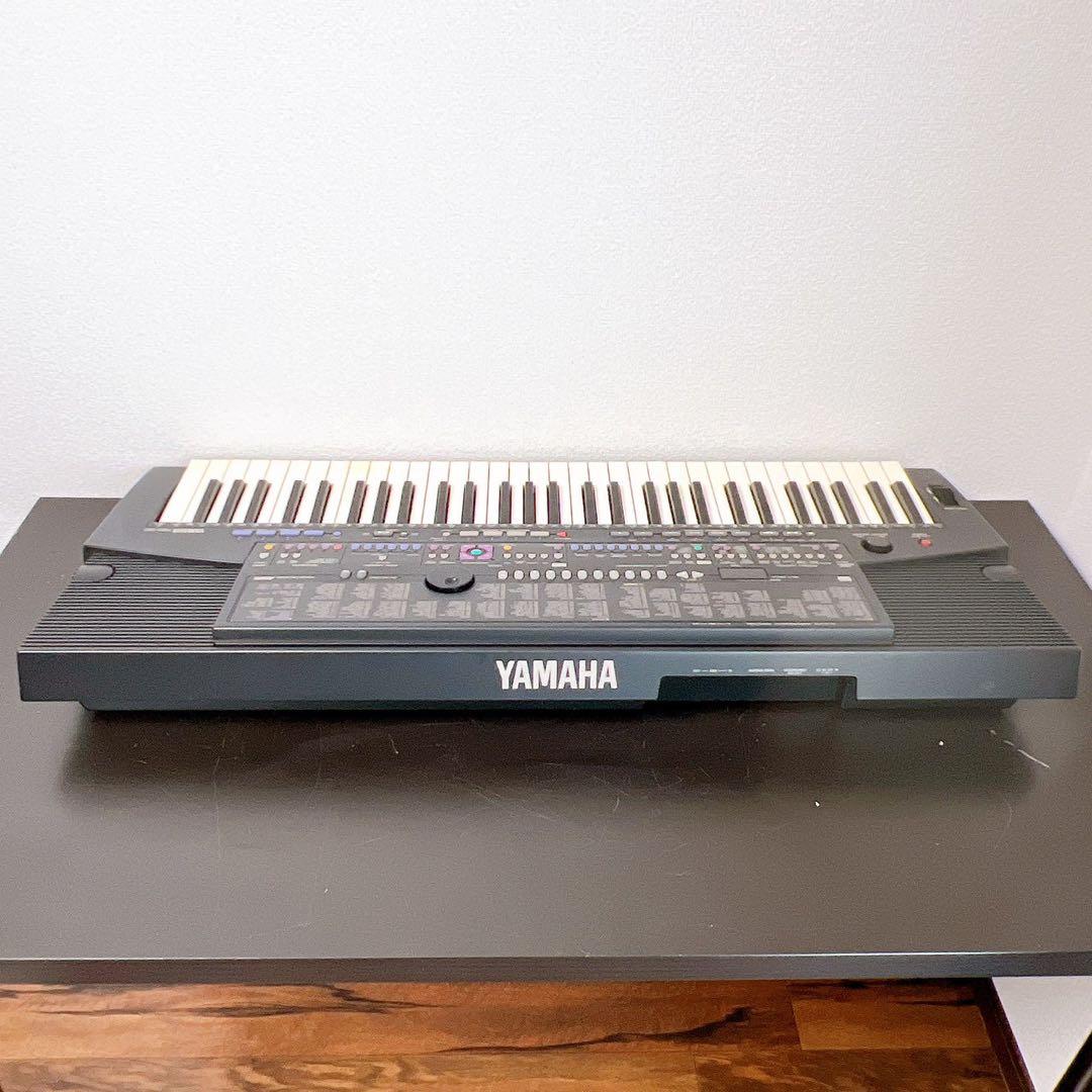 YAMAHA 電子キーボード PSR-510 譜面台ペダル2種アダプター付完動品