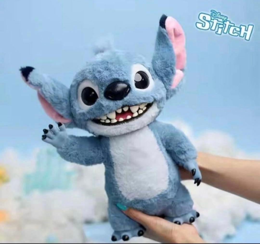 限定お値下げ★ 海外限定 　スティッチ　リアルぬいぐるみ　28cm　公式正規品★