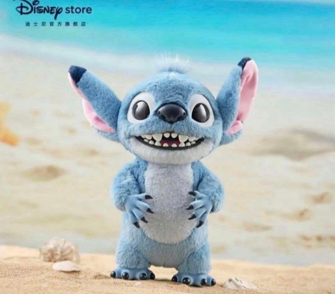 限定お値下げ★ 海外限定 　スティッチ　リアルぬいぐるみ　28cm　公式正規品★