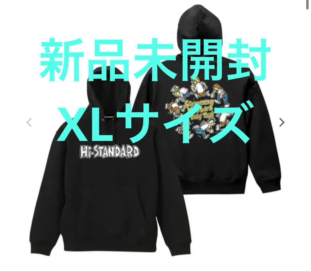 新品 Hi-STANDARD XL 黒 パーカー