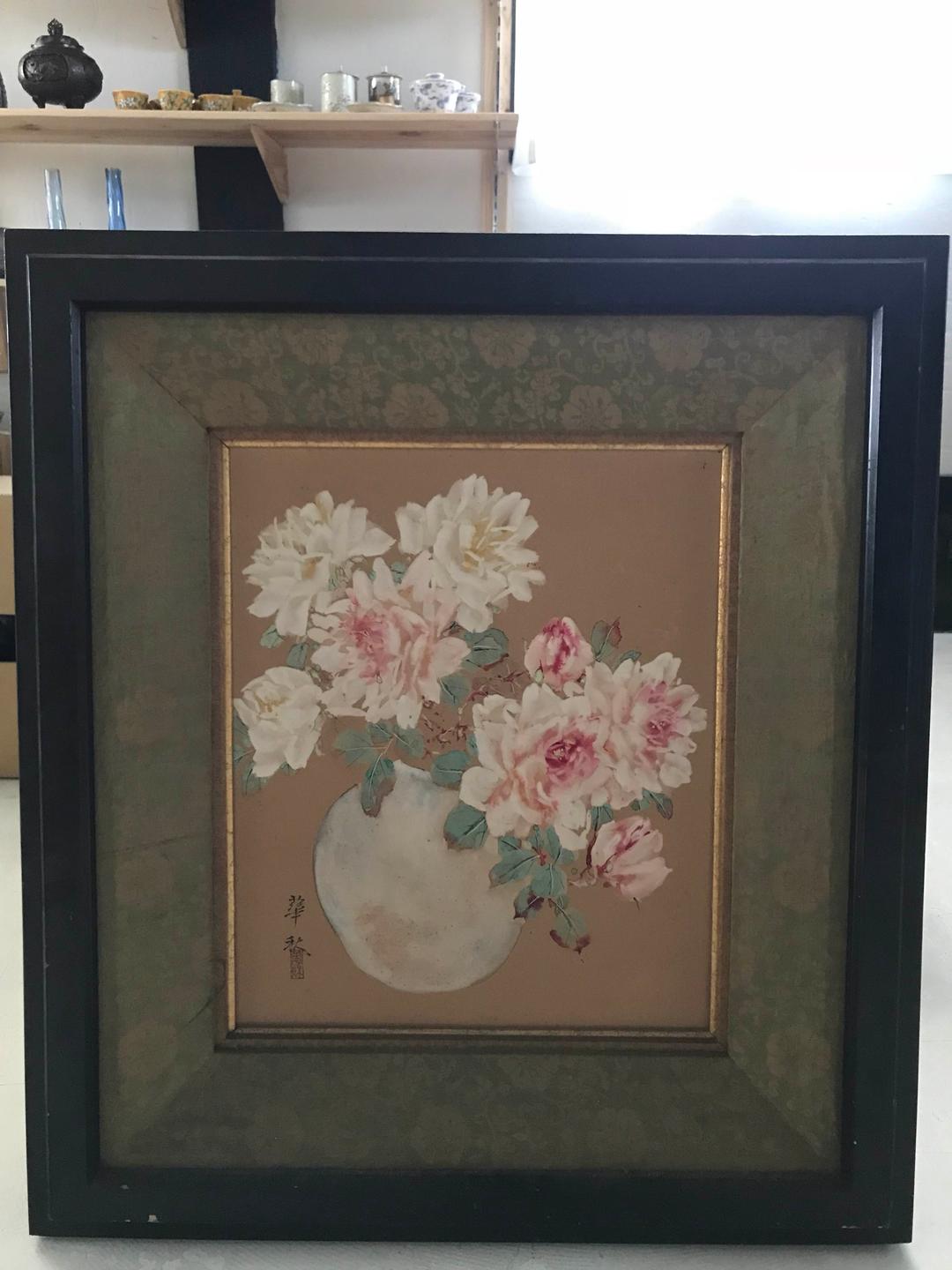 美術品-絵   花