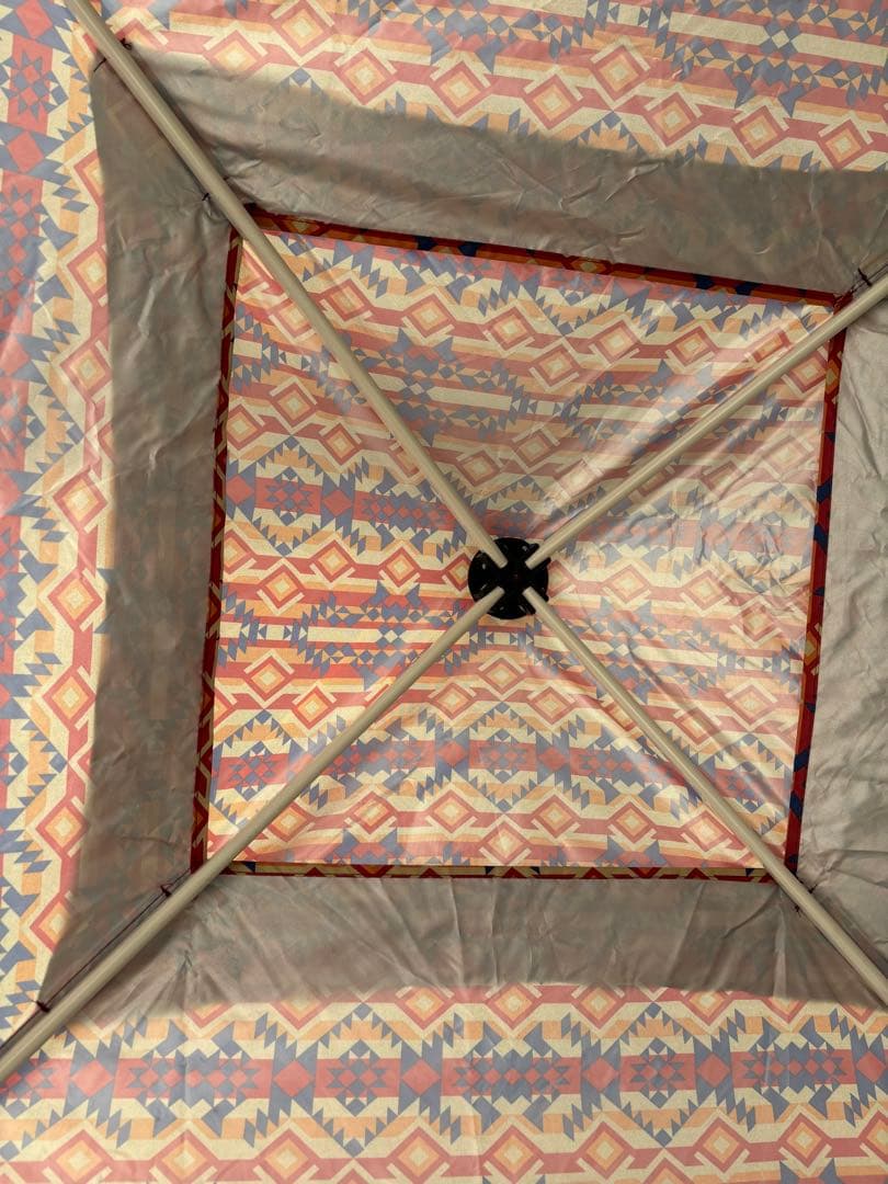 FIELDOOR タープテント 2.5m×2.5m サイドシート付（送料込）
