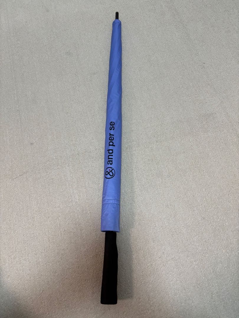 ゴルフ用紫色傘 & and per seロゴ入り