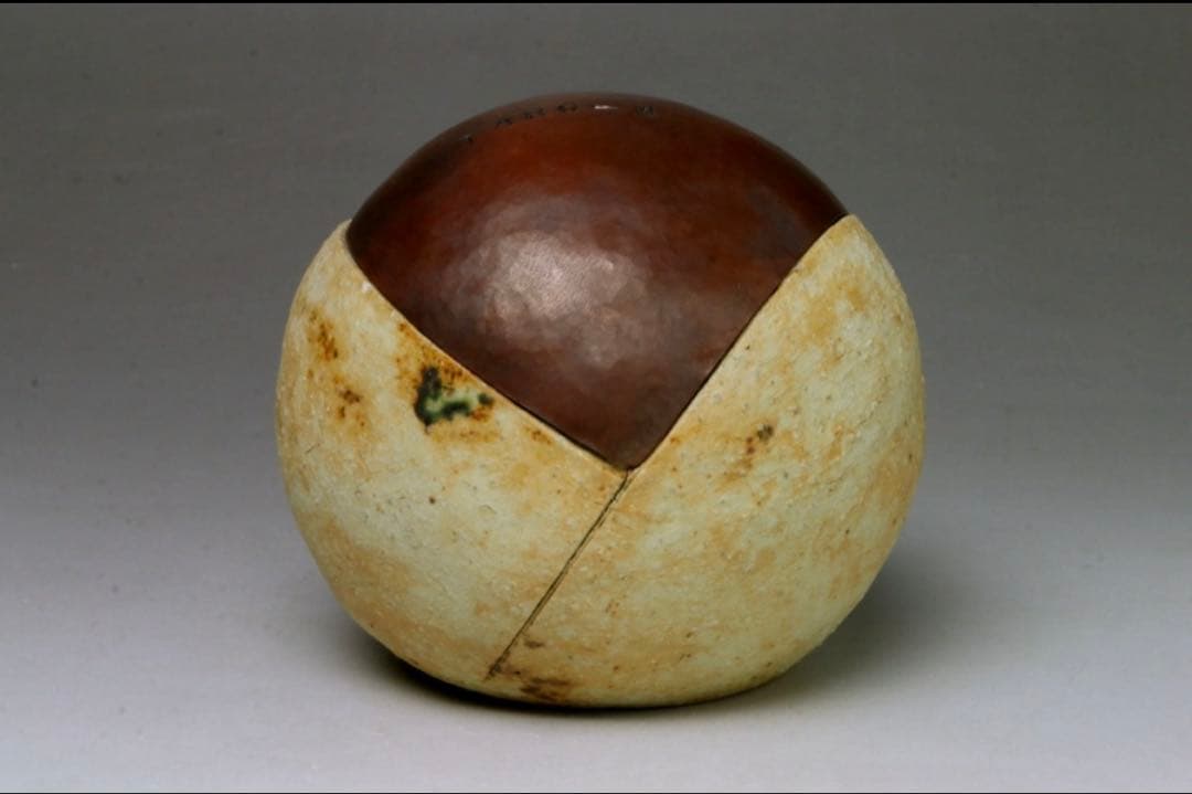 【稀少】 河本太郎 作 鍛穹陶容 共箱付 / 陶器 陶芸 作品 美術 芸術