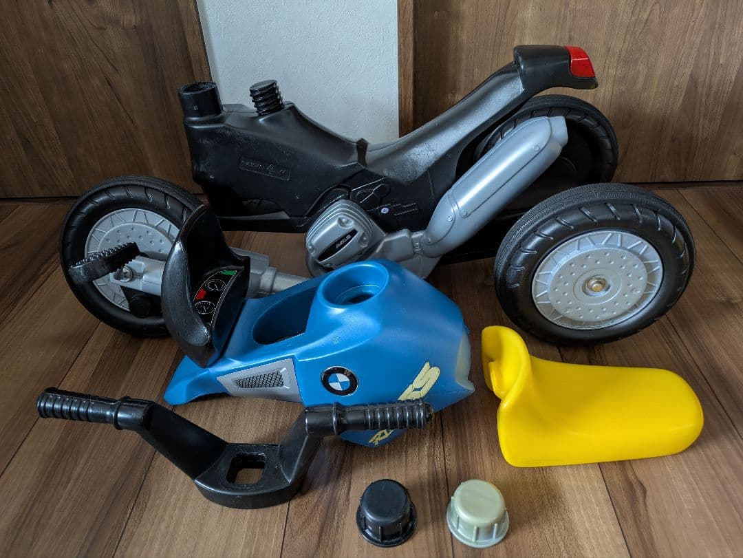  子供 キッズ 手動 乗用玩具 三輪車 バイク 廃盤品 生産終了品