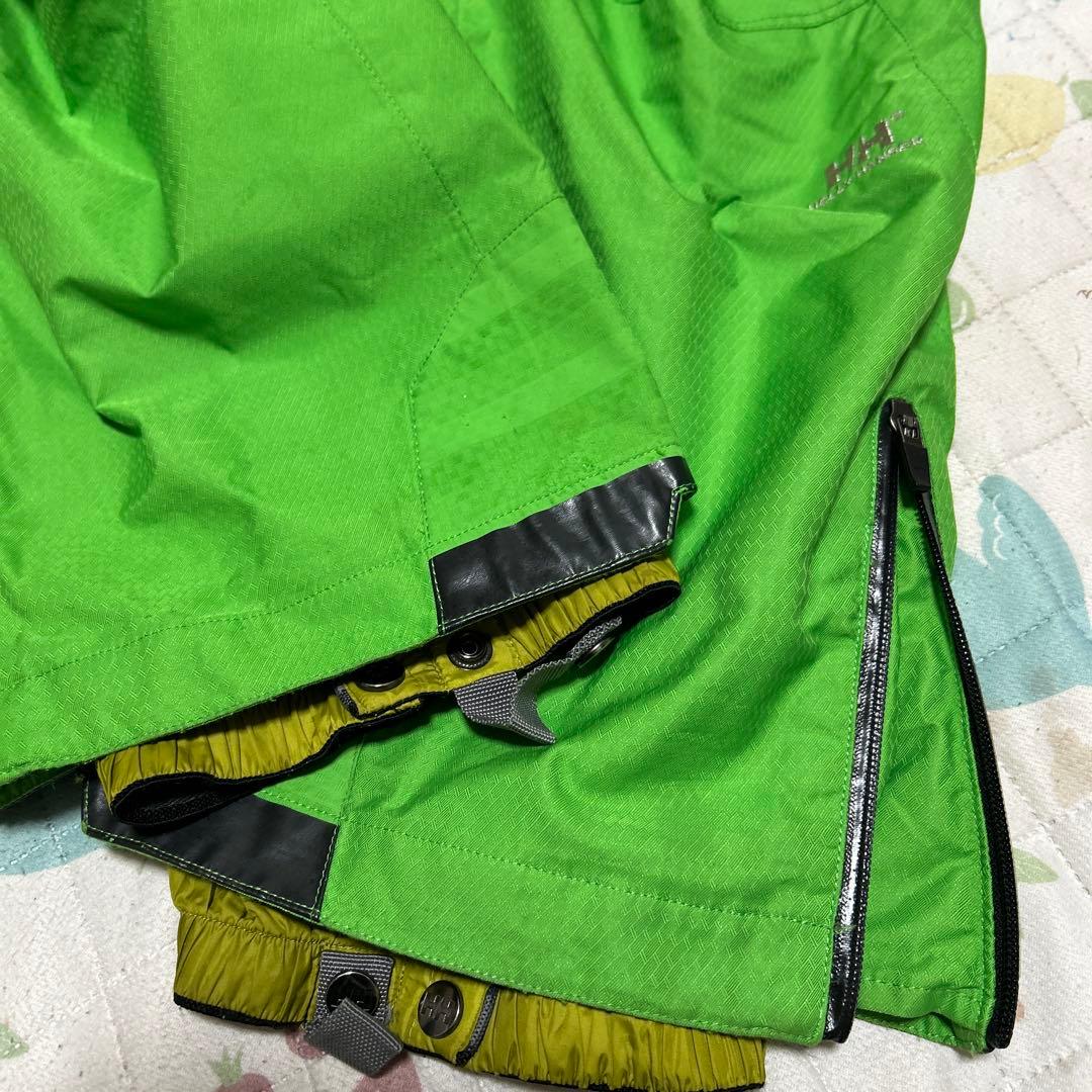 ヘリーハンセンHELLY HANSENスキーウェアLスノボウェア　グリーン黄緑